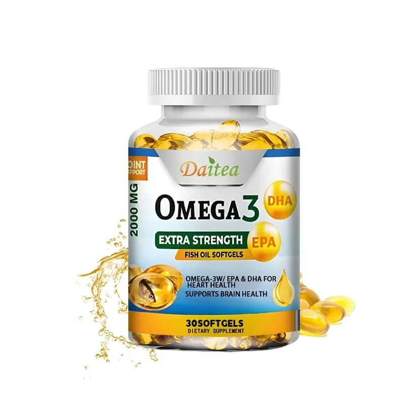 Fish Oil Omega 3 Supplement Fatty Acid Softgels Joint Brain and Heart Health Supplement — image 10