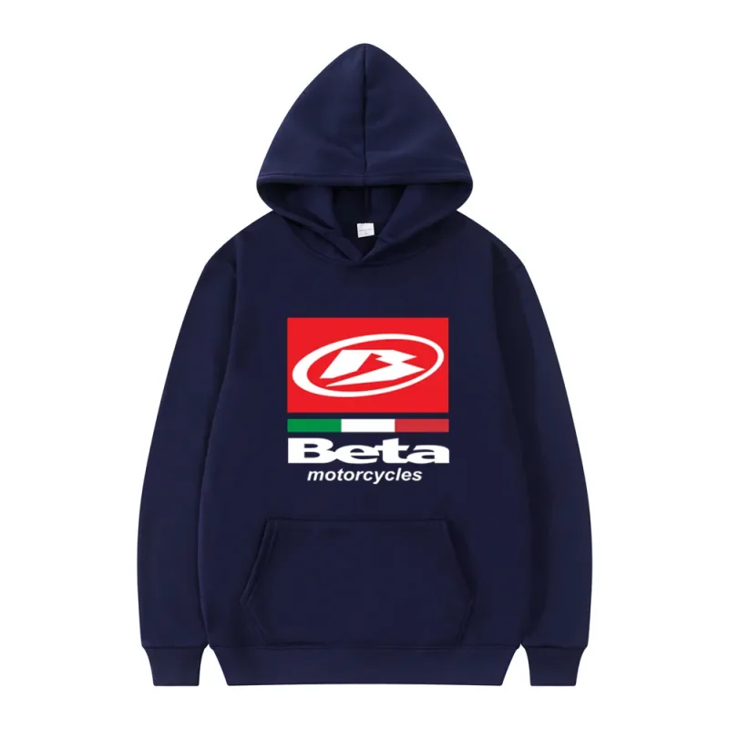 Nová mikina Beta Racing Tops Cool Men svetr Zima Podzim Beta Mikiny Streetwear — image 3