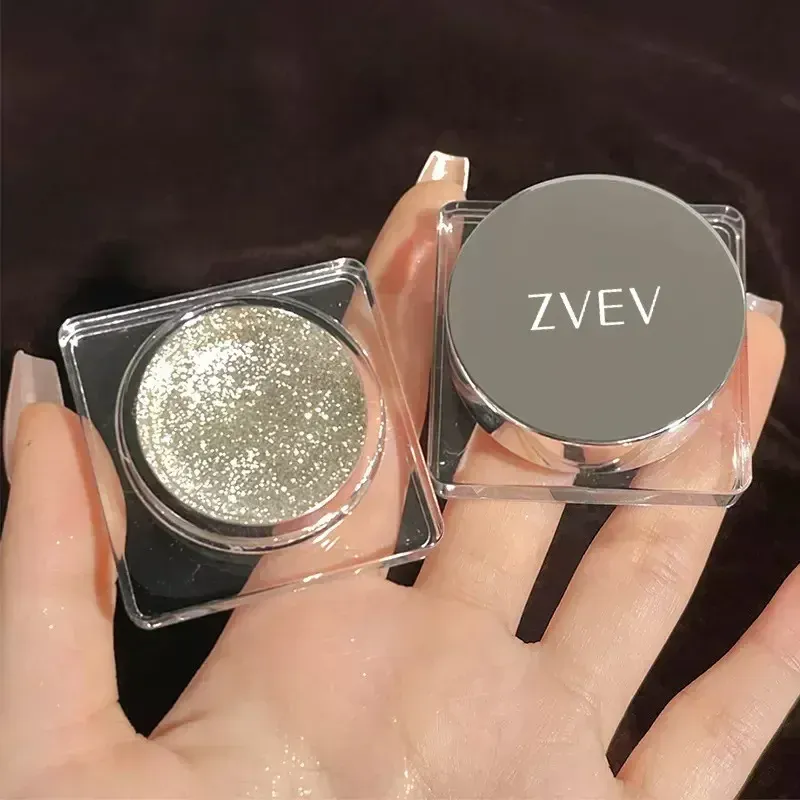 Liquid Gel Eyeshadow Pearl Glitter Body Highlighter Monochrome Diamond Shimmer Silkworm Brighten Highgloss Sequins Quick Drying