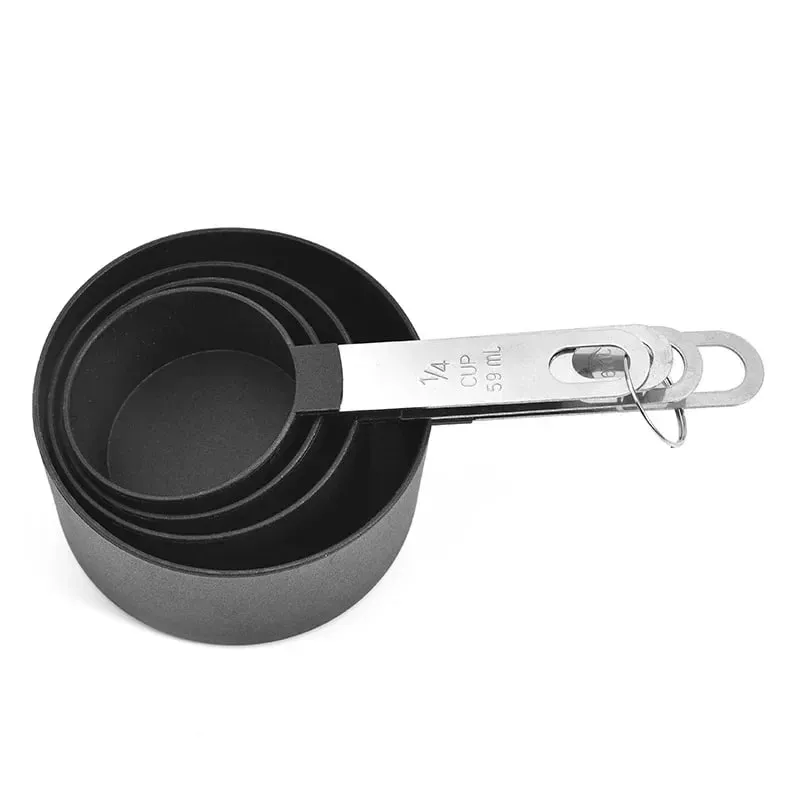 4/8PCS/Set Plastic Multi Purpose Measuring Cup Measuring Spoon Stainless Steel Handle With Graduated Measuring Baking Tools — image 11