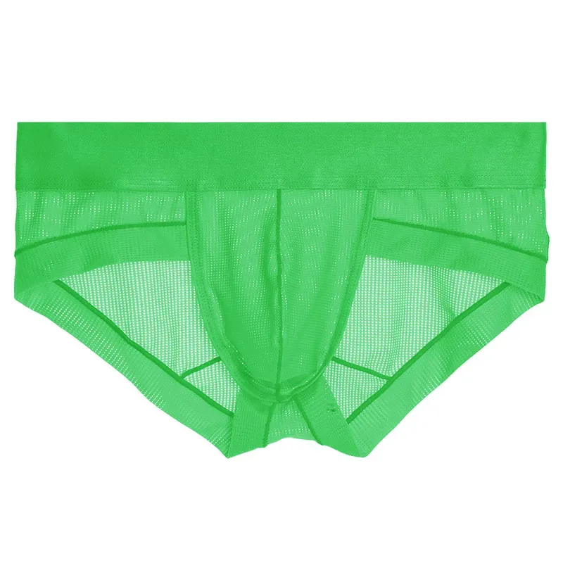 Új alsónemű férfi rövidnadrágokhoz Cueca Masculina Ropa Interior Hombre Calzoncillos Slip Mesh légáteresztő bugyi S-XL — image 12