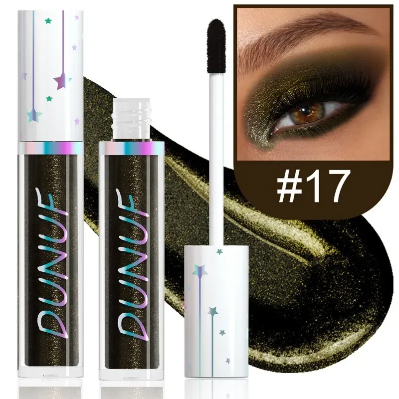 24color Eyeshadow Stick Liquid Eyeliner Metallic Color Green Pearlescent Glitter Eye Shadow Waterproof High Gloss Makeup Pigment — image 26