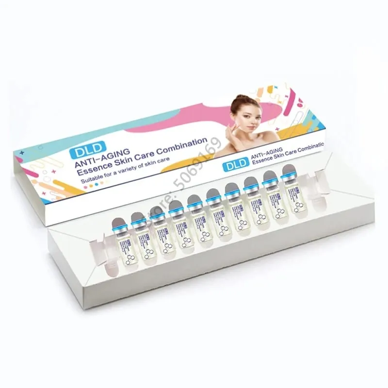 10pcs/box Korea BB Cream Glow Ampoule Skin Booster Serum Kit Whitening Niacinamide Foundation Moisturize Rejuvenate Skincare
