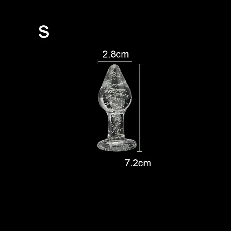 50mm Butt Dilator Anal Plug for Women Vaginal Expander Glass Big Dildos Female Masturbator Sex Toys Adults Games Erotic Products — image 7