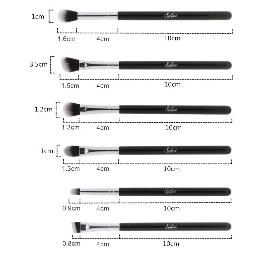 Professional Makeup Brushes Powder Foundation Highlighter Eyebrow Eyeshadow Make Up Kit Tools