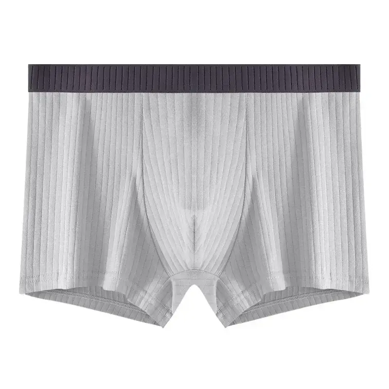 7Pcs/Lot Men's Cotton Underwear Boxer Shorts Pure Cotton Breathable Mid-waist High Elasticity Men's Sexy Soft Men's Shorts L-4XL