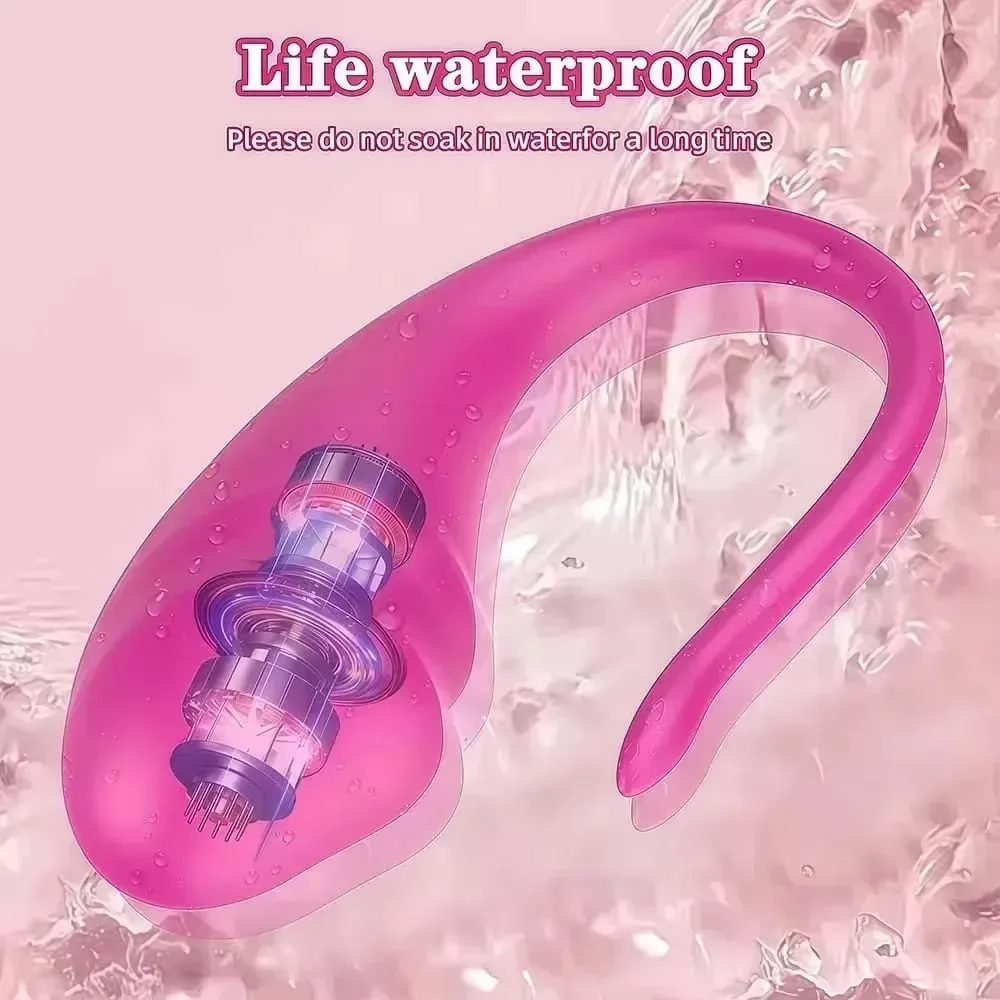 Potente vibratore per uovo di controllo dell'app indossabile Stimolatore vaginale clitorideo tipo U per coppie Massaggio Giocattolo del sesso del punto G per le donne 18+