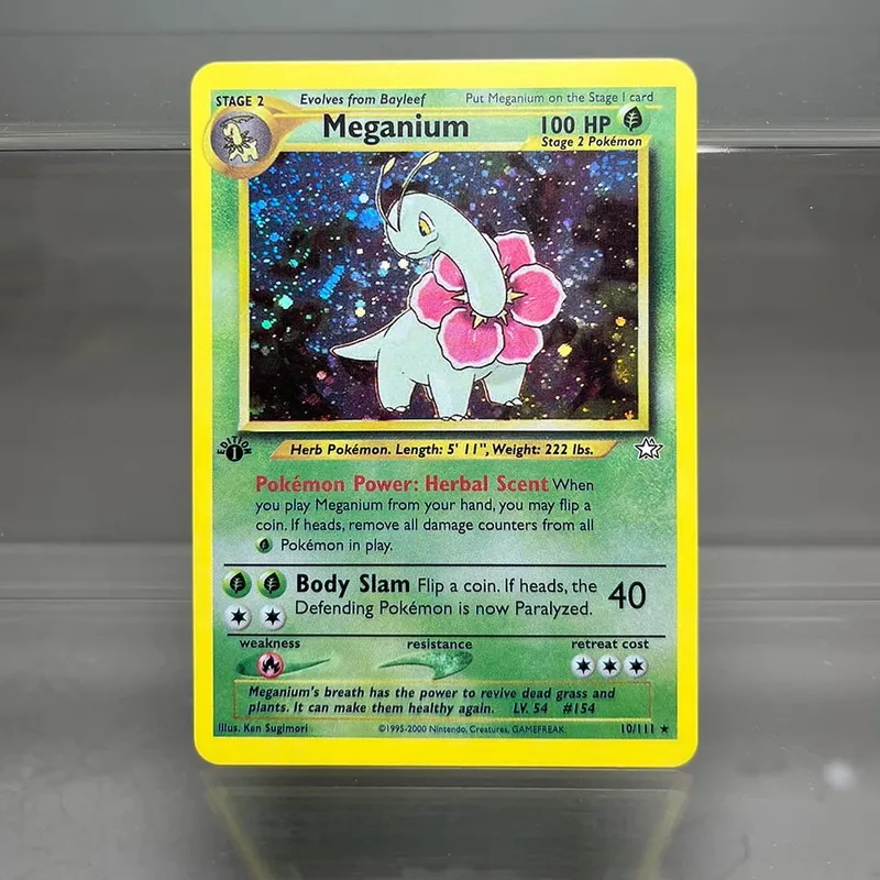 PKM Proxy Cards Classic 1996 1st Edition Mewtwo Gyarados Alakazam Cards Collection PTCG Neo Genesis Foil Card