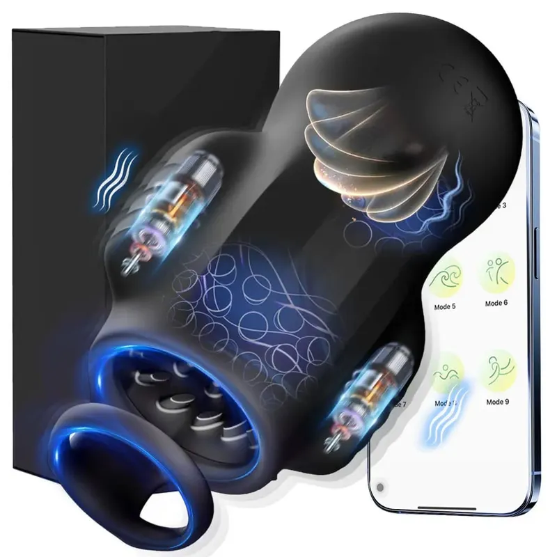 Male Glan Massager Penis Stimulator Penis Vibrator Delay Stamina Trainer Vibrator Oral Climax Masturbator Sex Toys for Men — image 8