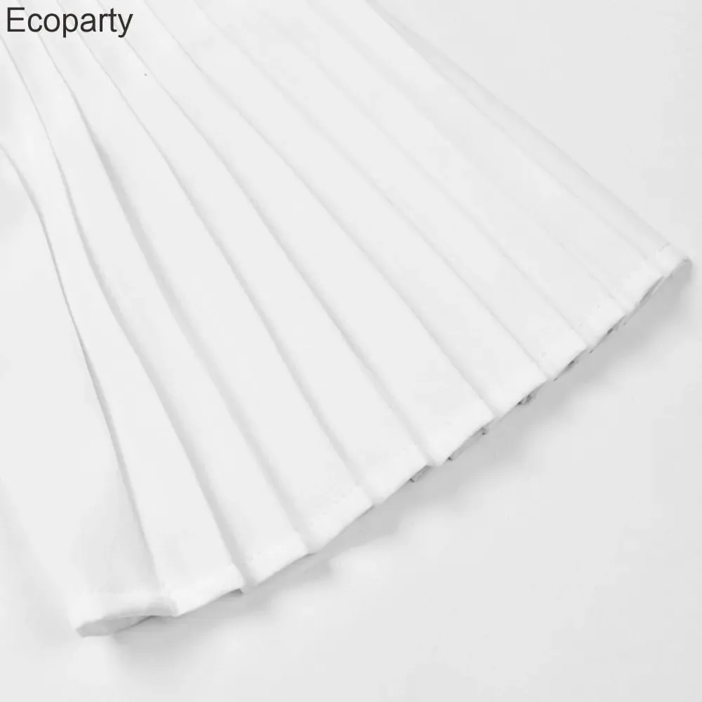 Women Loose White V-Neck Pleated Shirts Elegant Casual Chiffon Shirt Ladies Lantern Full Sleeve Tops Blouses 2024