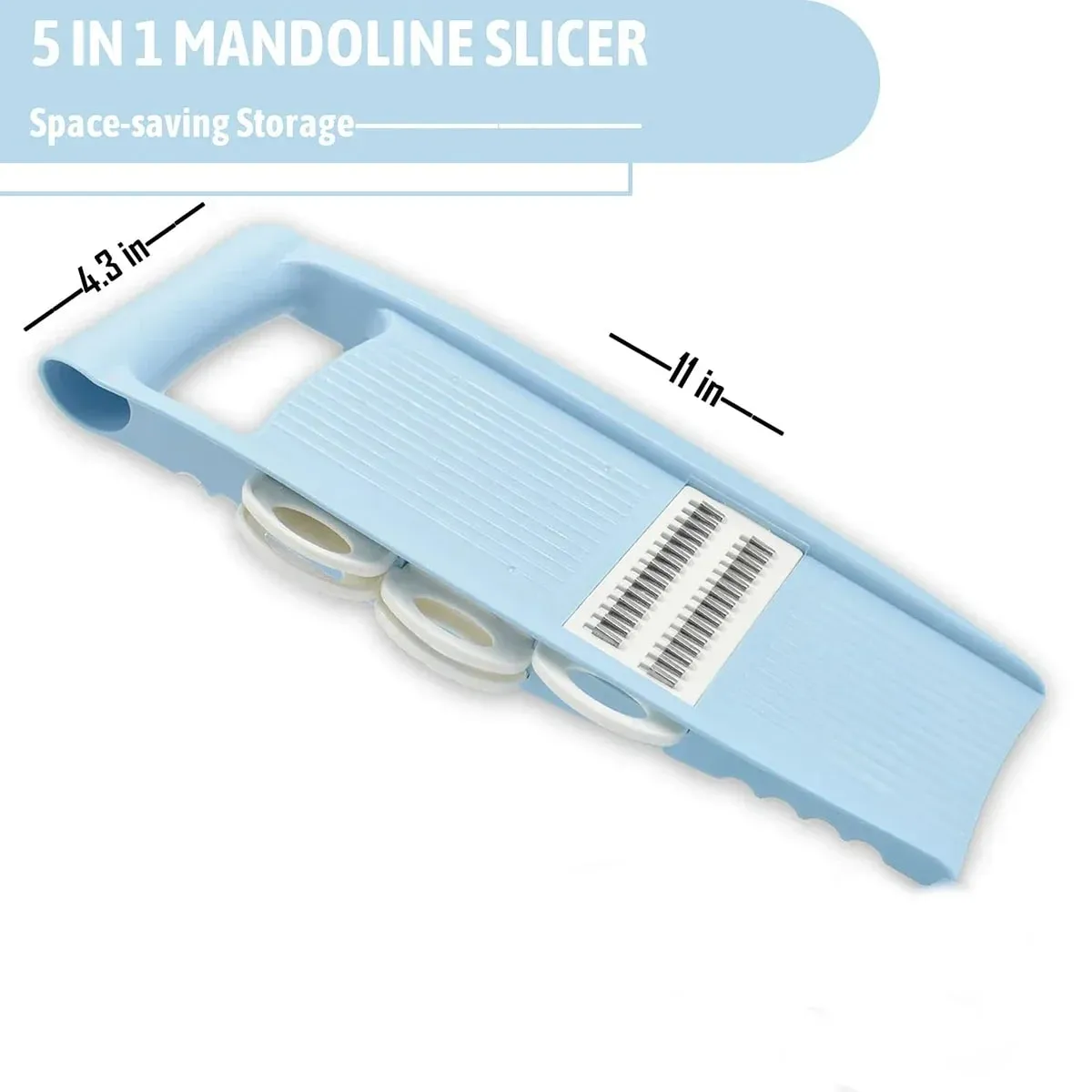 5 in 1 Mandoline Slicer for Kitchen Vegetable Slicer Multi Blade Potato Chip Vegetable Cutter vegetable slicer potato cutter — image 6