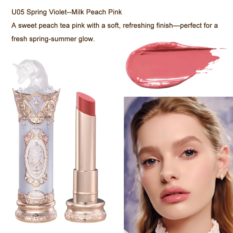 Flower Knows Knight Unicorn Makeup Set Eyeshadow Blush Lipstick Loose Powder Long Lasting Fantasy Princess Beauty Kit Cosmetics — image 12
