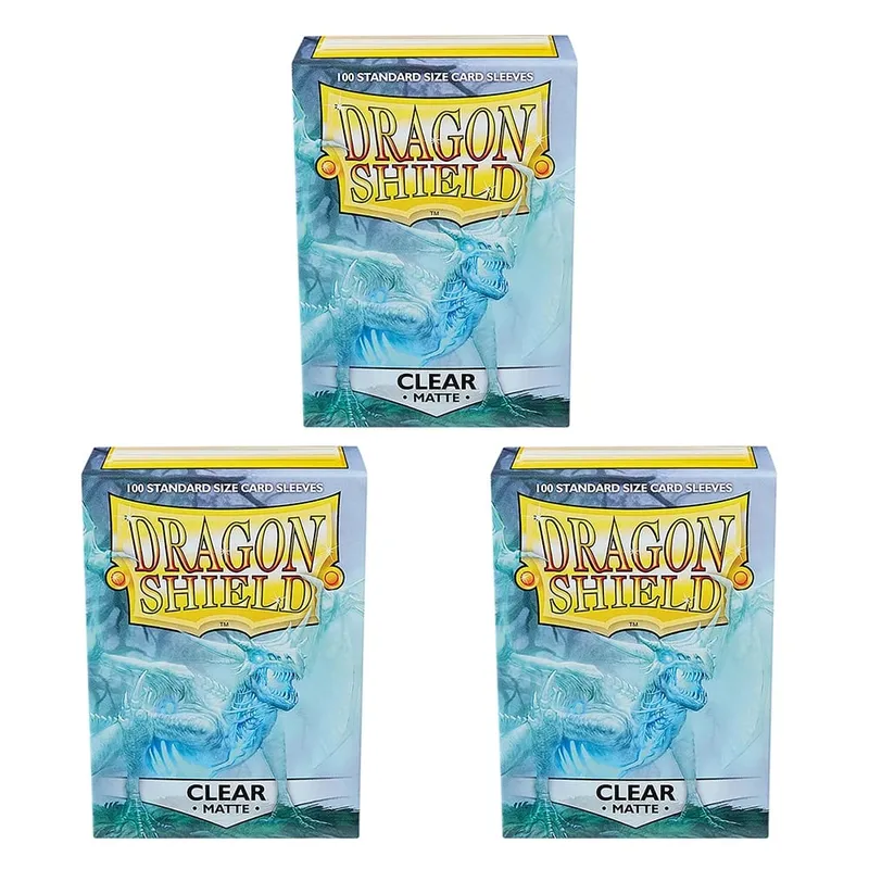 100 Stück/Karton, Standardgröße, Dragon Shield, neue Hüllen, 63 x 88 mm, durchsichtige, mattierte Kartenhüllen für MTG/PKM-Brettspielkarten — image 8