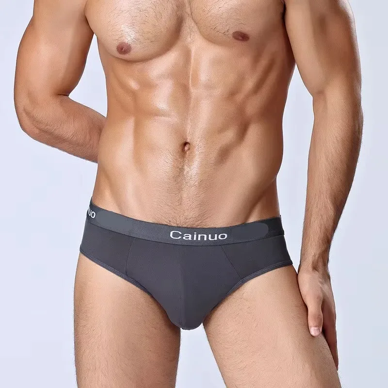 5Pcs/Set Men Briefs Summer Men’s Underwear Male Large Size Elastic Boy Underpants Comfortable Solid Fungi-Proofing Men Panties — image 5