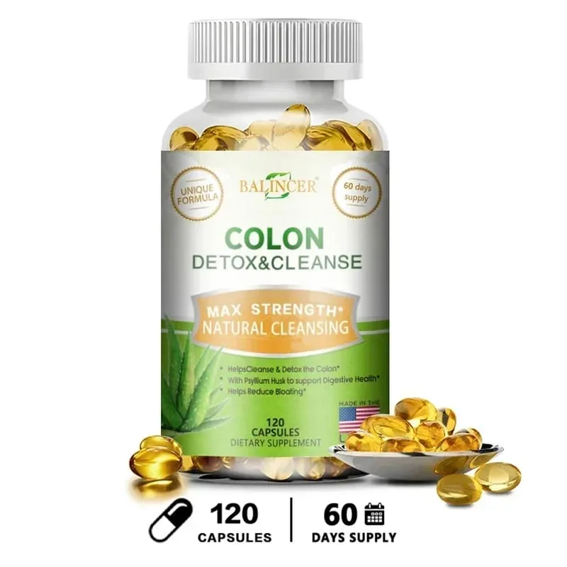 Colon Cleansing & Detoxification - Supports Intestinal Health Improves Digestion Metabolism and Promotes Weight Management