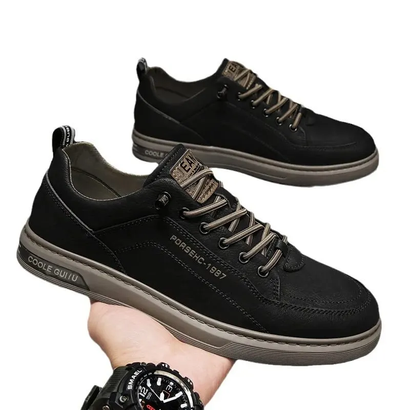 Spring Autumn Men's Casual Sneakers Waterproof Vulcanized Shoes 2024 Men Comforthable Sneakers Men Casual Shoes Plus Size 39-44 — image 6