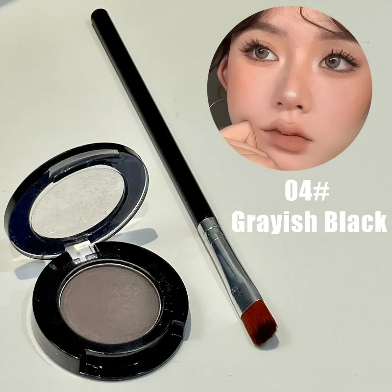 Single Matte Eyeshadow with Brush Low Saturation Color under Eye Highlighting Multi Use Makeup Ideal for Holiday Gifting — image 8