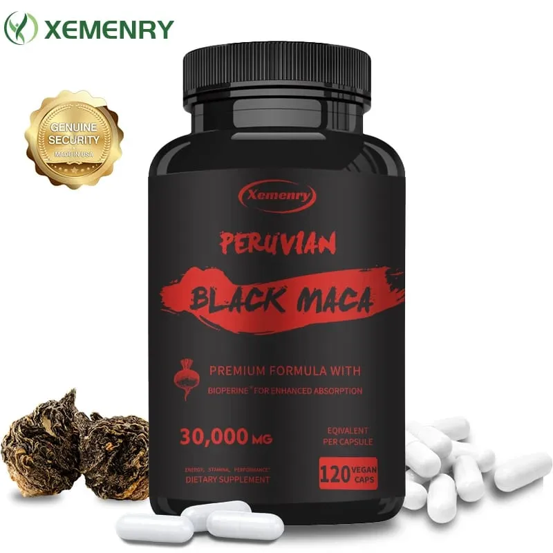 Maximum Strength Black Maca Root - 30 000 Mg - Gelatin Maca Root Extract From Peru — image 2