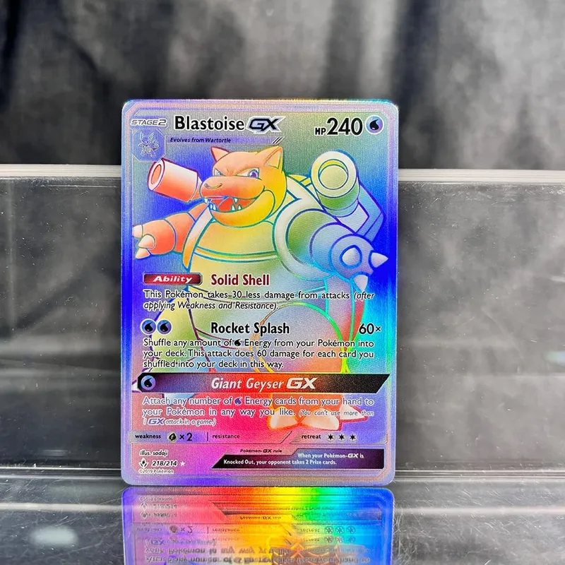 PKM Proxy Cards Classic Charizard Mew With Ex Single Cards Collection PTCG Suicune Gx Tyranitar Gx Lost Thunder Foil Card