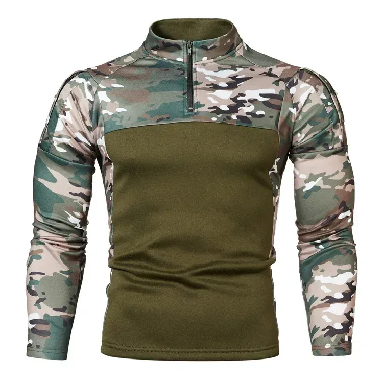 New Pullovers Outdoor Sweatshirt Men Casual Slim Uniform Camouflage Hoodie Clothes Jogging Sweatshirts Long Sleeve Tops — image 5