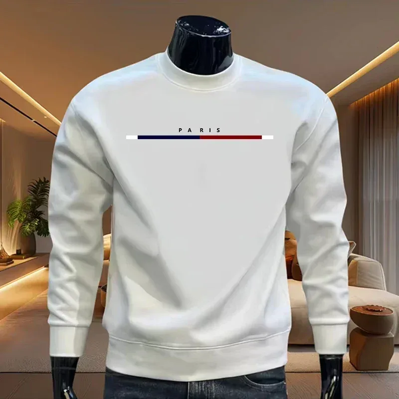 Hot Sales Autumn Winter Men's Sweatshirts Print O-Neck High Quality Casual Man Popular Sports Pullover Jogging Daily Simplicity — image 2