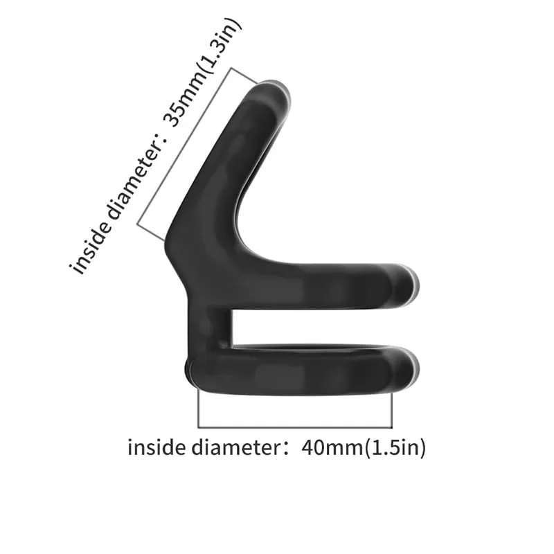 Elastic Penis Ring For Men Gay Ejaculation Erection Scrotum Bind Sex Toy Soft Cock Ring Man Dick Enlarger Ring Adult Sex Product — image 9