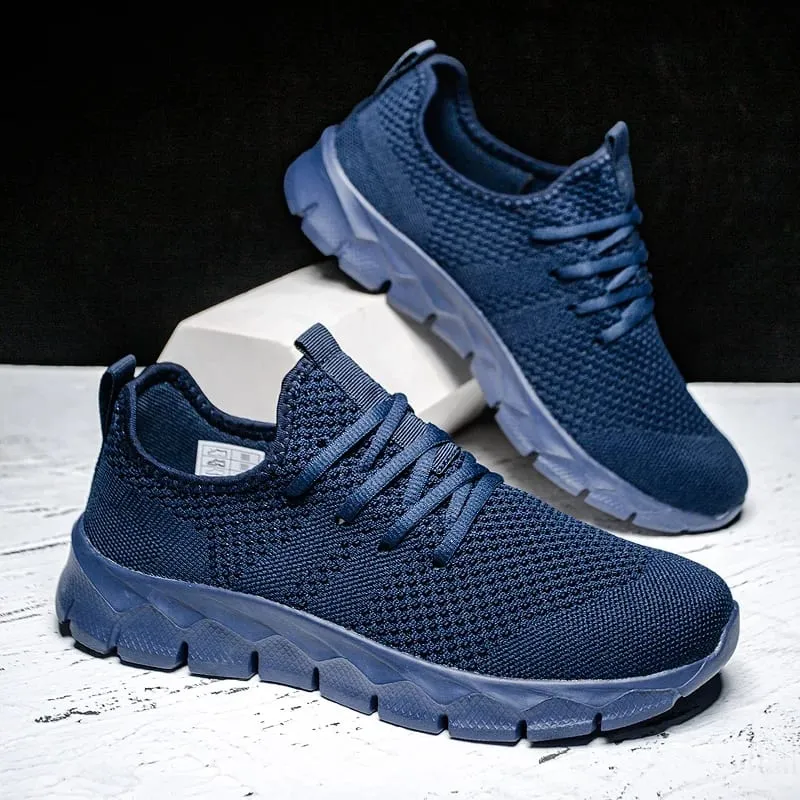 Men's shoes Four Seasons new plus size Flying weaving Lightweight Breathable Casual Sports Shoes Soft Sole Outdoor Running Shoes — image 5
