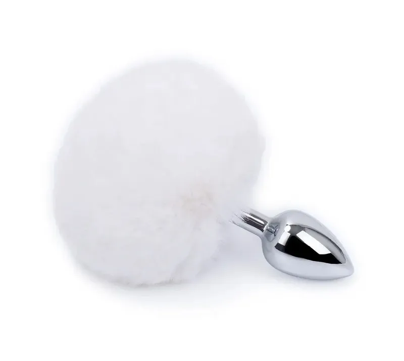 Metal Plush Rabbit Tail Anal Plug Prostate Massager Butt Plug Rabbit Ear BDSM Cosplay Erotic Sex Toys for Women Adults Sex Game — image 8