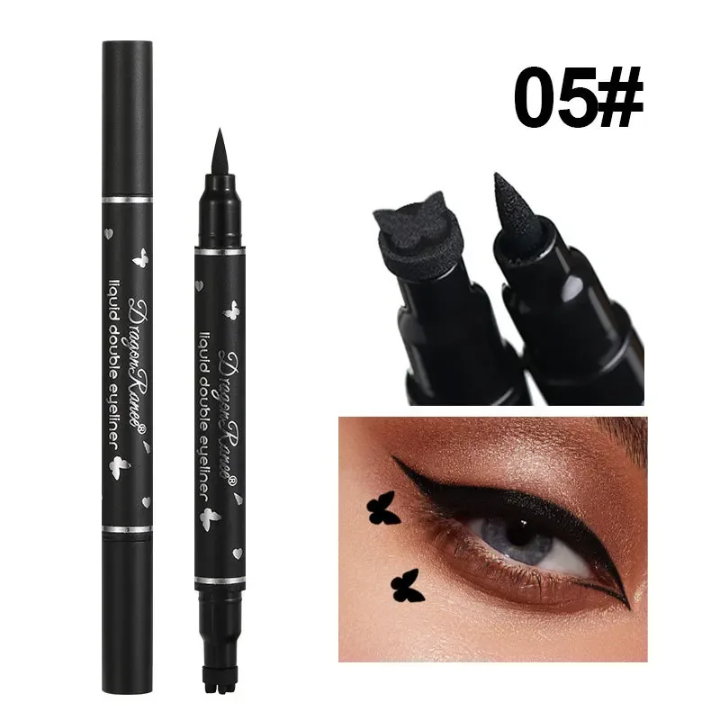 2 IN 1 Butterfly Seal Eyeliner Pen Star Moon Stamp Long-Lasting Waterproof Black Liquid Eye Liner Pencil Eyes Makeup Cosmetic — image 11