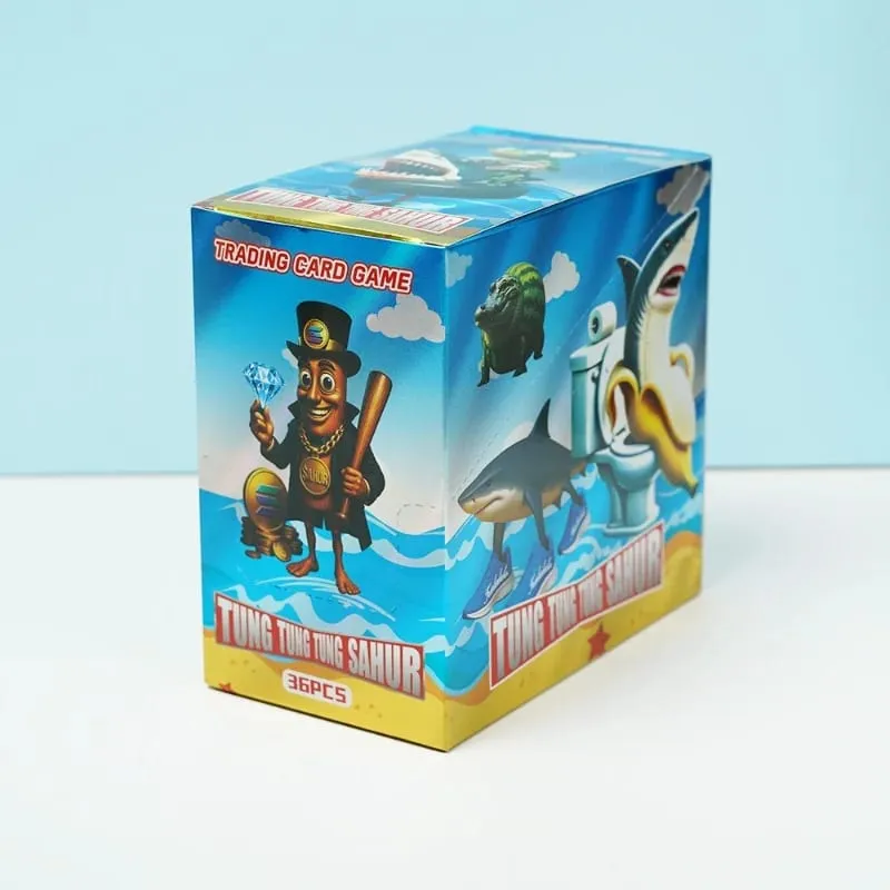 Random 36 Bag 180Pcs Italian Brainrot Collection Card Tung Tung Tung Sahur Tralalero Tralala Cards Board Game Trading Carte Toys — image 6