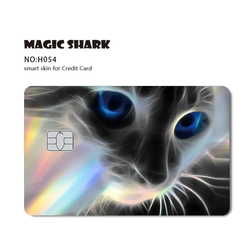 Magic Shark Mcloving Spider Anime Shinny Laser Holographic Matte Skin Film Sticker for Debit Bank Credit Card — image 23