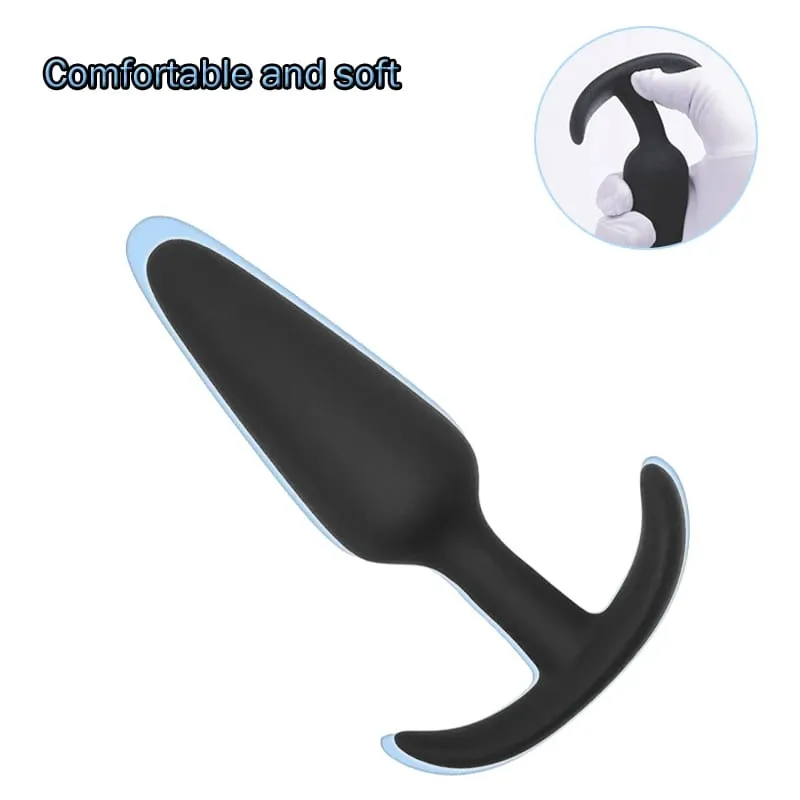 100% Safe Silicone Dildo Anal Plugs Butt Plug Unisex Sexy Stopper 3 Different Size Adult Sex Toys for Men/Women Trainer Massager — image 3