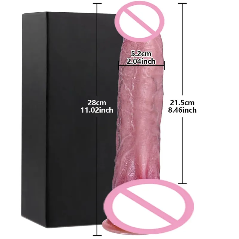Realistic Big Dildo Huge Fake Penis With Suction Cup Flexible Artifical Dick Female Vagina Anal Masturbation For Lesbain Sex Toy — image 8