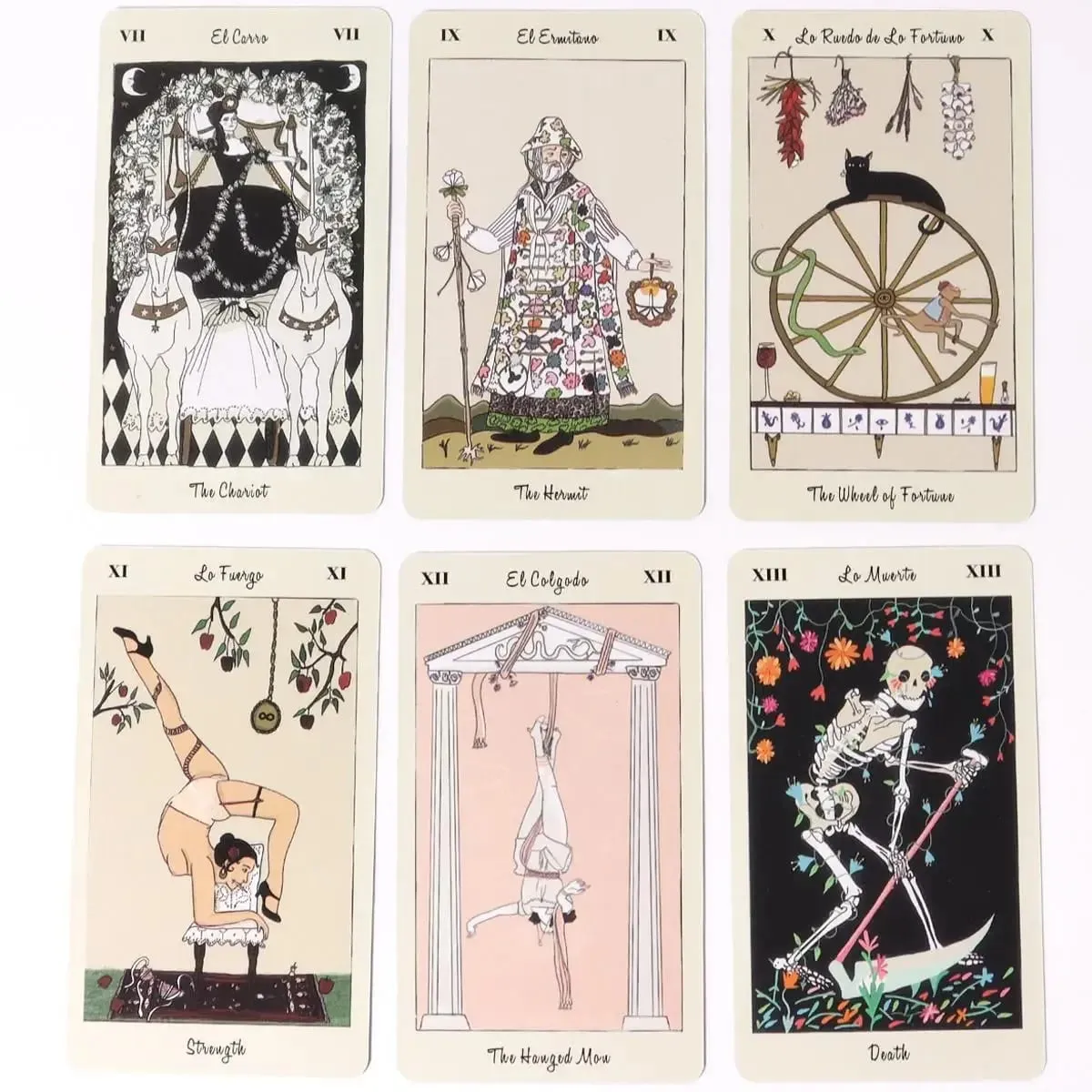 1Pcs Deck Tarot De Carlotydes tarot cards A 78 Cards Full English board games Friend Party Entertainment Board Game Party supply — image 3