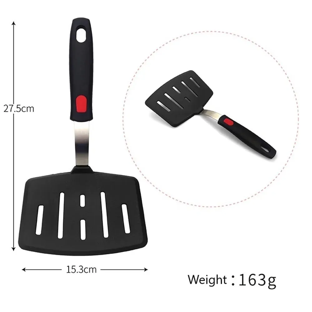 Silicone Spatula for Non Stick Pots High-temperature Resistant High Quality Stir Spring Steel Fry Spatula Tools Kitchen Utensils