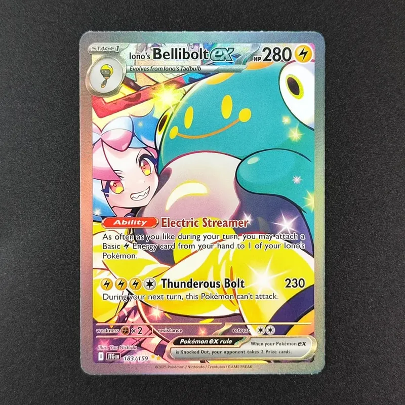 Cartão tcg Inglês SV10 SV09 Destined Rivals Mewtwo da Equipe Rocket Garchomp de Cynthia Ethan Ho-Oh Jogo de Cartas Colecionáveis