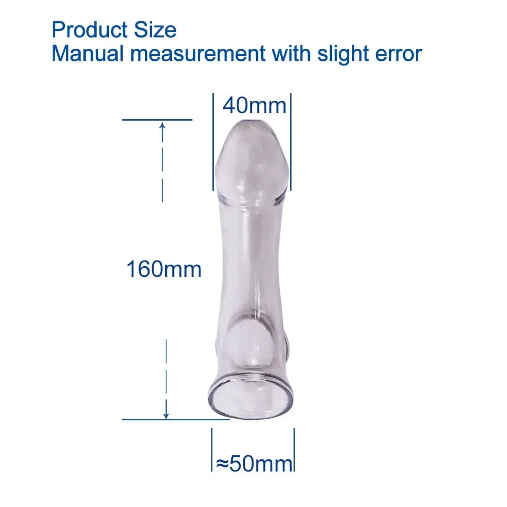 Reusable Adult Penis Sleeve Cock Extender High Elastic and Safer Condoms Sex Toy for Couple Men Delay Ejaculation Tools — image 6