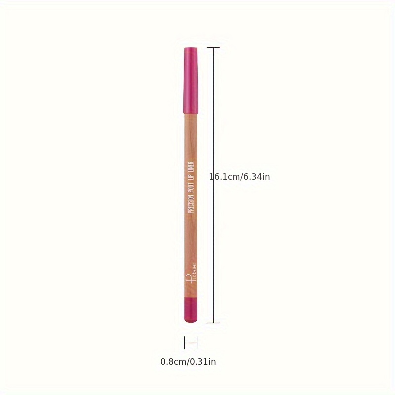 1pc Matte Lipstick & Liner Pen Waterproof Long-Lasting Non-Stick Berry Shades for All Skin Types Makeup Pencils for Women — image 6