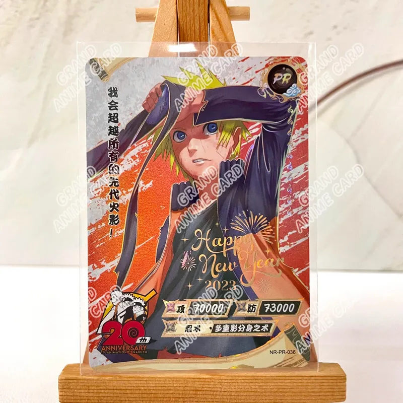 Kayou Genuine Anime Naruto Card PR Full Series No.01-38 Single Card Rare Card Collection Game Naruto Uzumaki Children's Toy Gift