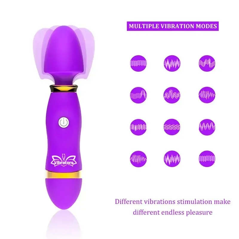 12-speed Vibrator Vibrator G-Spot Vibration Dildo Erotic Clitoral Stimulation Breast Massager Anal Plug Adult Sex Toys For Women — image 3