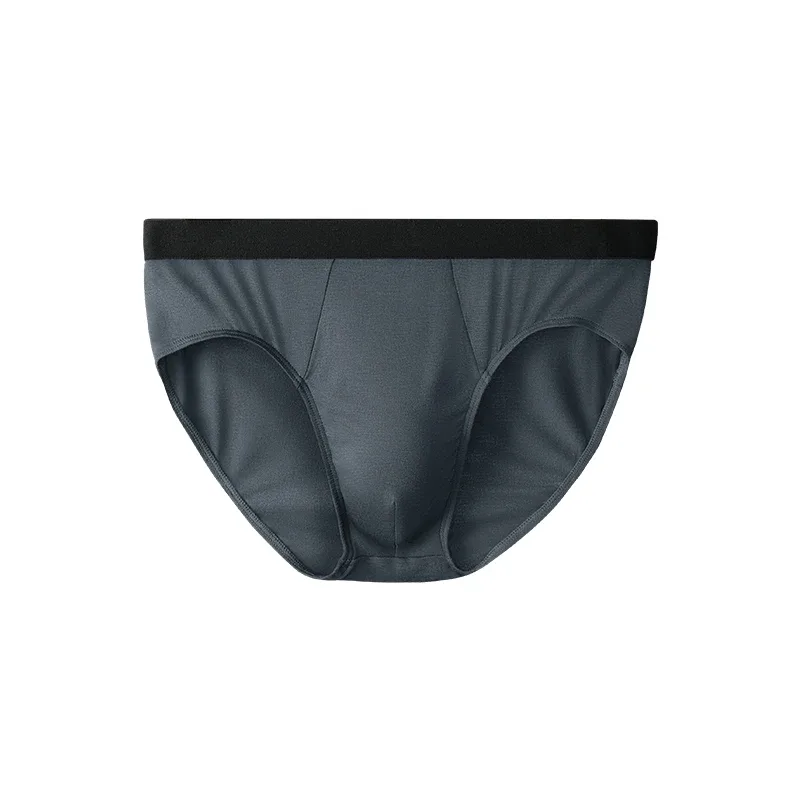 Miiow men's antibacterial underwear. Thin - style, made of modal. Low - rise, large - size briefs. Comfortable and breathable me — image 2
