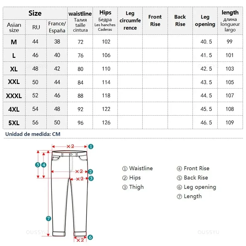 Summer Soft Lyocell Fabric Men's Jeans Thin Loose Straight Pants Drawstring Elastic Waist Korea Casual Trousers Plus Size M-5XL — image 5