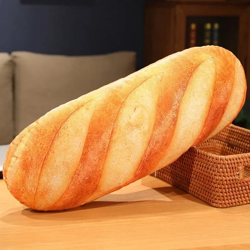 Giant Bread Plush Long Pillow Toy Soft Funny Simulation Food Toy Creative Cushion Birthday Present Christmas Gift — image 8