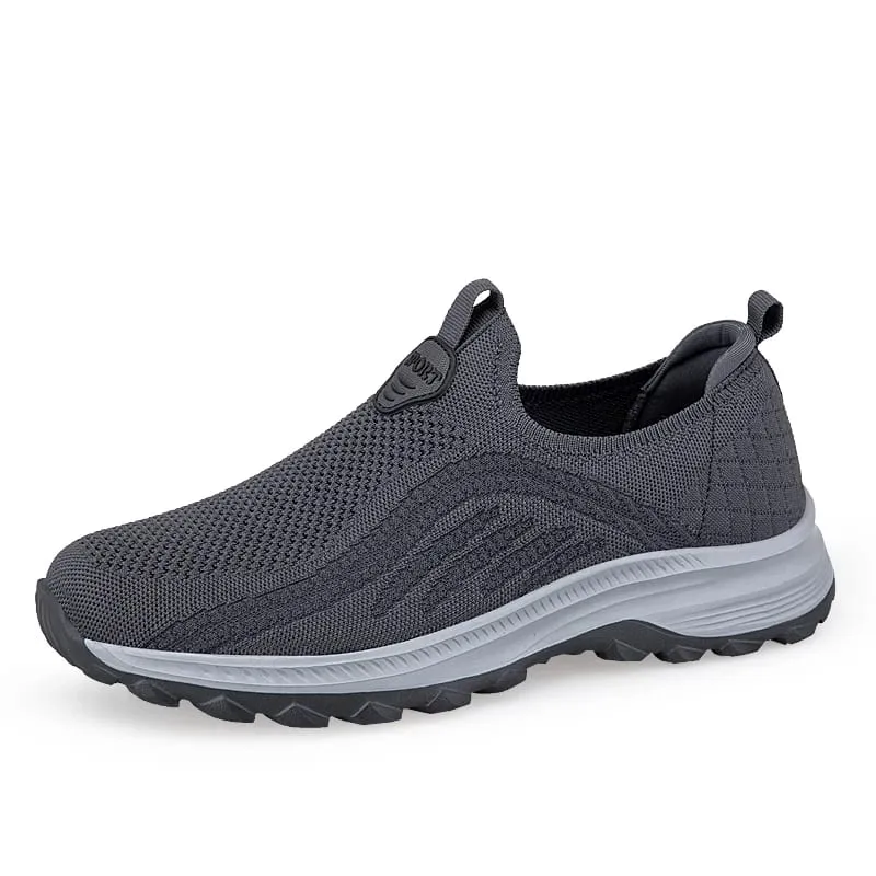 Plus big 49 50 51 52 Men's Elderly Slip-On Walking Shoes Breathable Mesh Non-Slip Casual Sneakers Lightweight Comfort Shoes — image 2