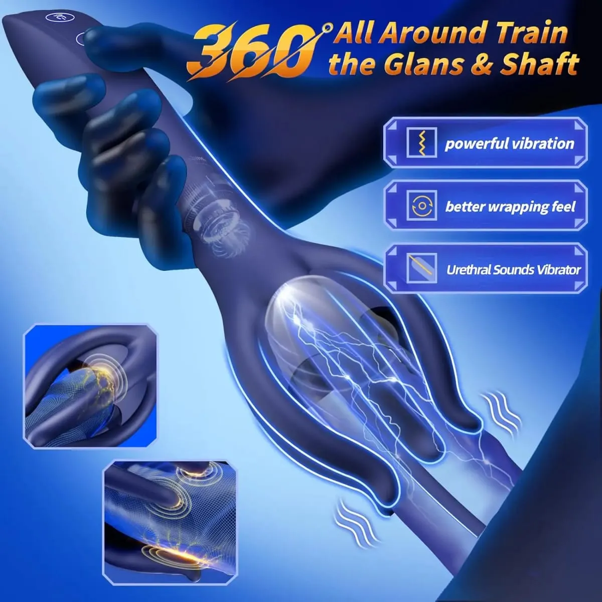 Urethral Sounds Dilator Vibrators for Men Penis Plug Catheter Medical Delay Exerciser Male Masturbator Sex Toys Adults 18 Erotic