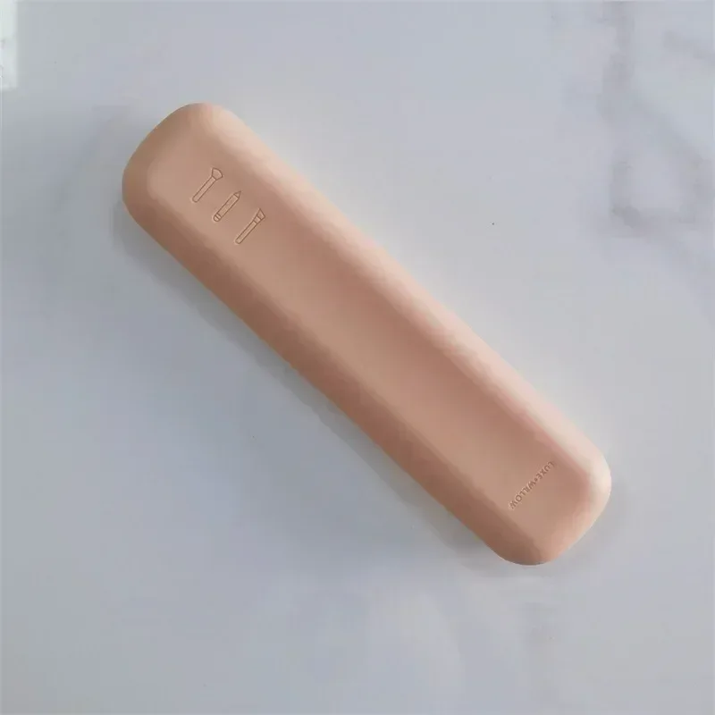 Travel Makeup Brush Holder Silicone Cosmetic Brushes Storage Bag Portable Beauty Sponge Case Makeup Organizer for Travelling