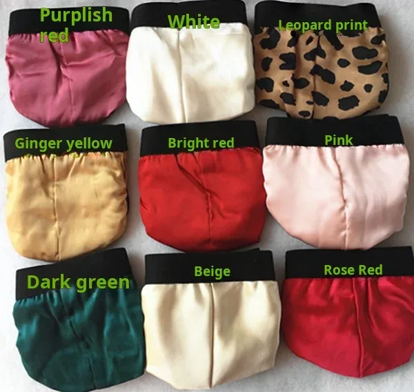 100% Mulberry Silk Men Briefs Bikini Design T-Shaped Panties Half T-Back