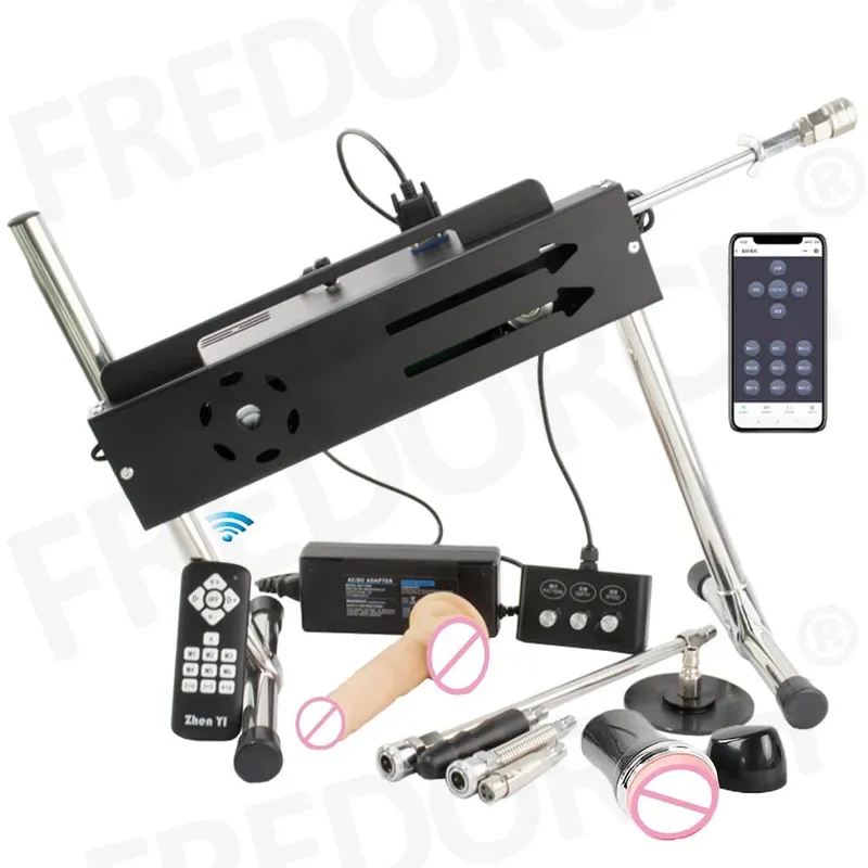 200W Turbo Gear Powerful F21S Sex Machine APP/Wired/Wireless Control Love Machine with Big Dildo Adult Toy 3-15cm Strok