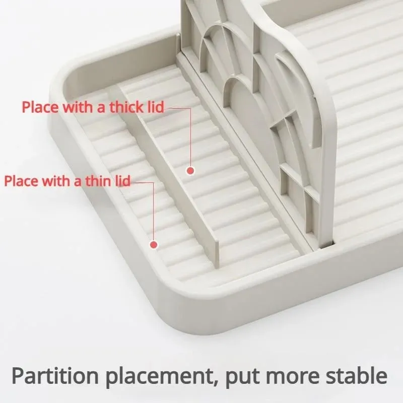 Multifunctional Pan Pot Lid Holder Stand Rack Spoon Rest Pot Lid Spatula Soup Spoon Storage Shelf Kitchen Accessories — image 7