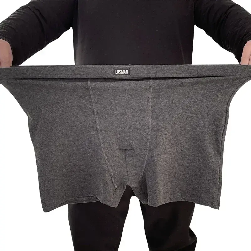 Pack of 1/2/3 Men's Cotton Boxers Plus Size for 95-220kg Large Size Underwear High Quality 0XL-8XL